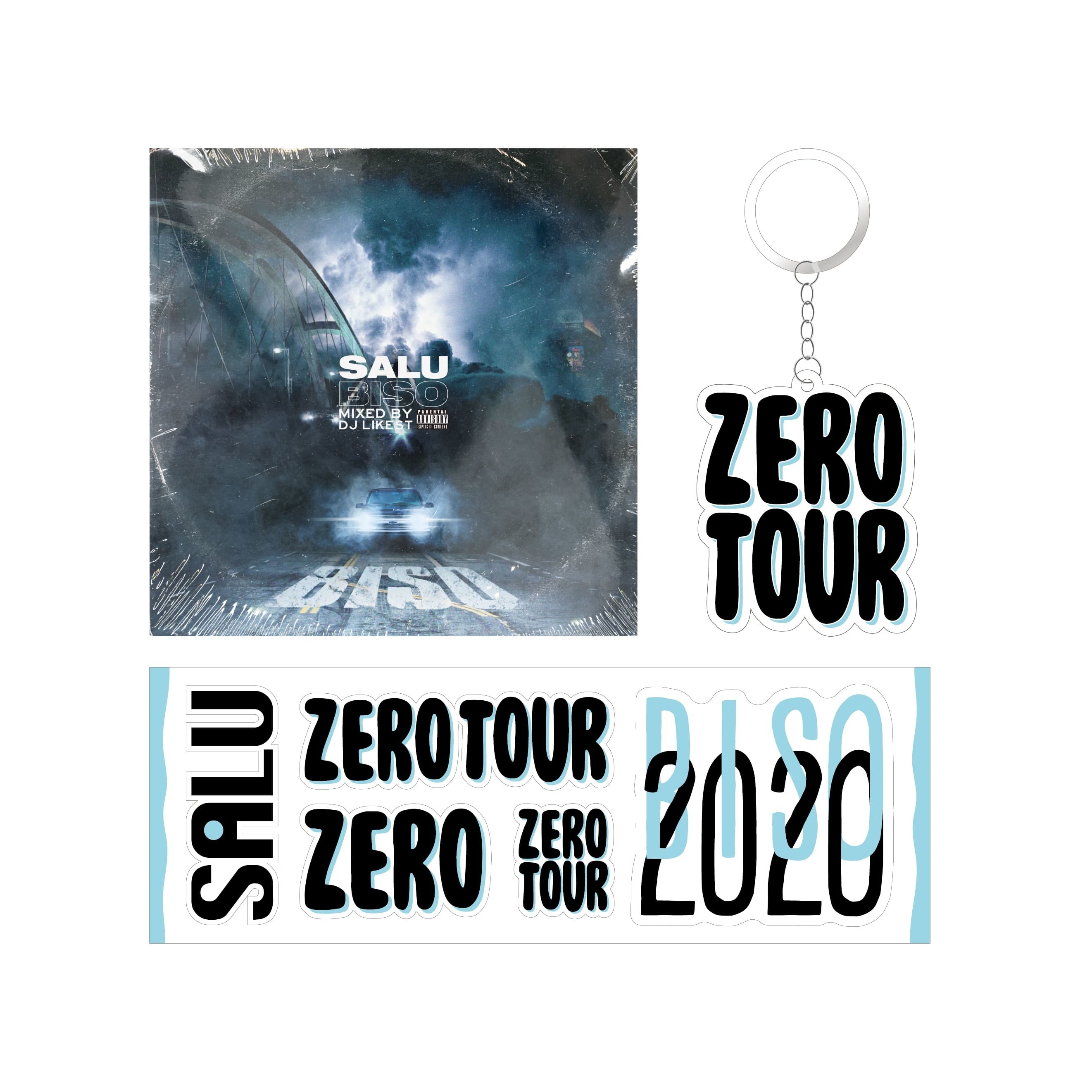 【ZERO TOUR Goods】BIS0(CD)+ステッカー+キーホルダーA セット