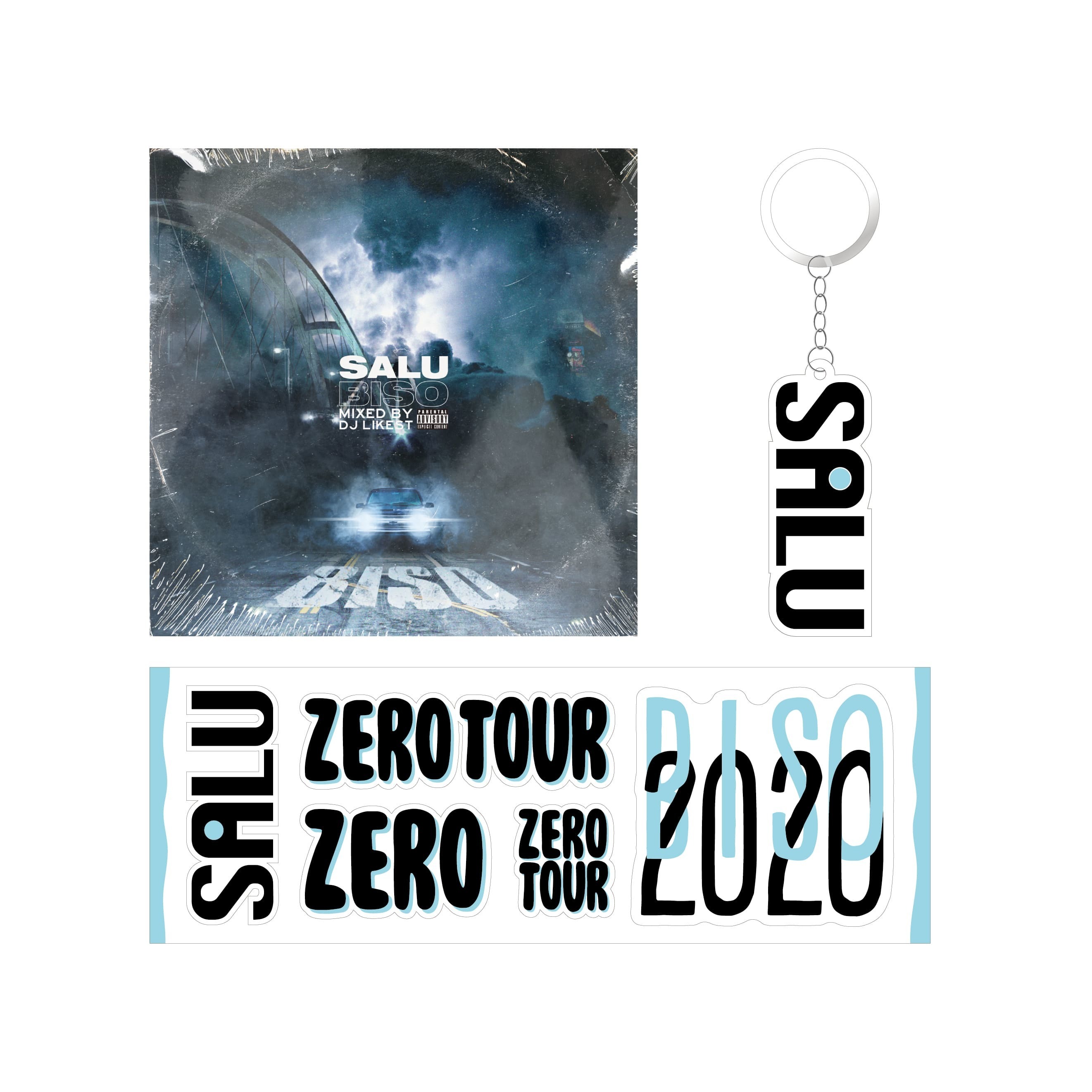 【ZERO TOUR Goods】BIS0(CD)+ステッカー+キーホルダーC セット